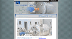 Desktop Screenshot of paslanmazreaktor.com