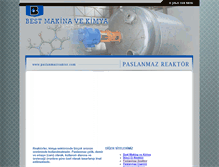 Tablet Screenshot of paslanmazreaktor.com